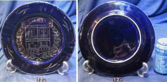 12 PLATO AZUL GALICIA PROVINCIAS